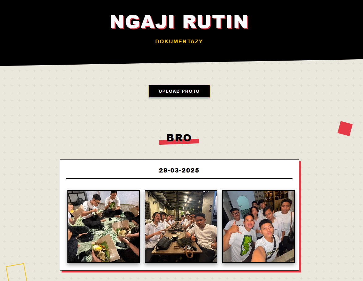 Proyek Web Galeri